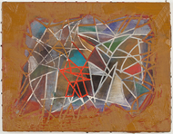 Composition 1991-3 カンヴァスに油彩・ガッシュ 1991 F6